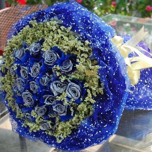 波浪雪点纱网包花鲜花玫瑰花包装材料花束花店花艺用品资材雪花网